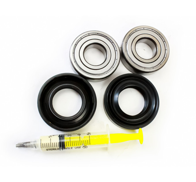 Подшипники для стиральной машины Bosch SKF 204, SKF 204 и сальники 28*52*9.5/11.5 (2 шт)