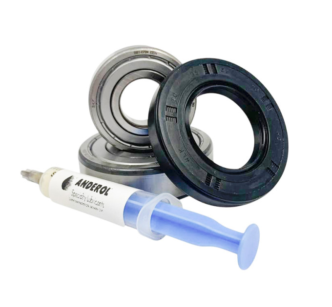 Підшипники до пральної машини Bosch SKF 6204, 6205, сальник 30*62*10