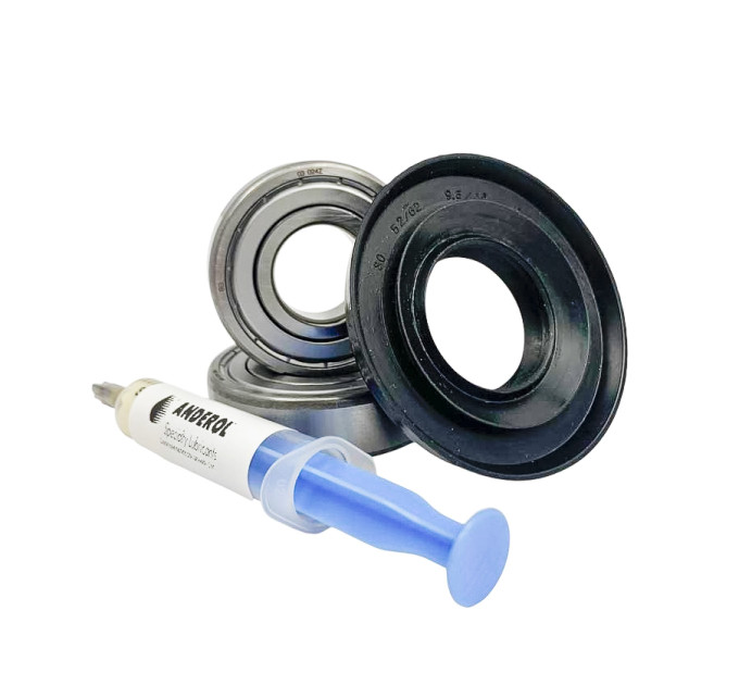 Подшипники для стиральной машины Bosch SKF 6204, 6205, сальник 30*52/62*9,5/16