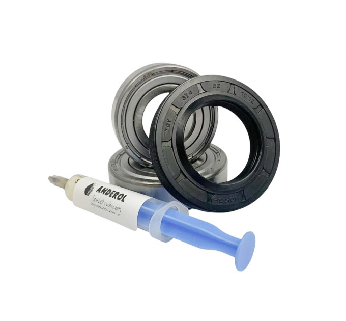 Підшипники до пральної машини Bosch SKF 6205, 6206, сальник 37,4*62*10/12