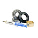 Комплект подшипников SKF 6204, 6205, сальник 30*52*8,5/10,5 и латунная втулка 25*30*14 для стиральной машины Indesit / Ariston / Hotpoint