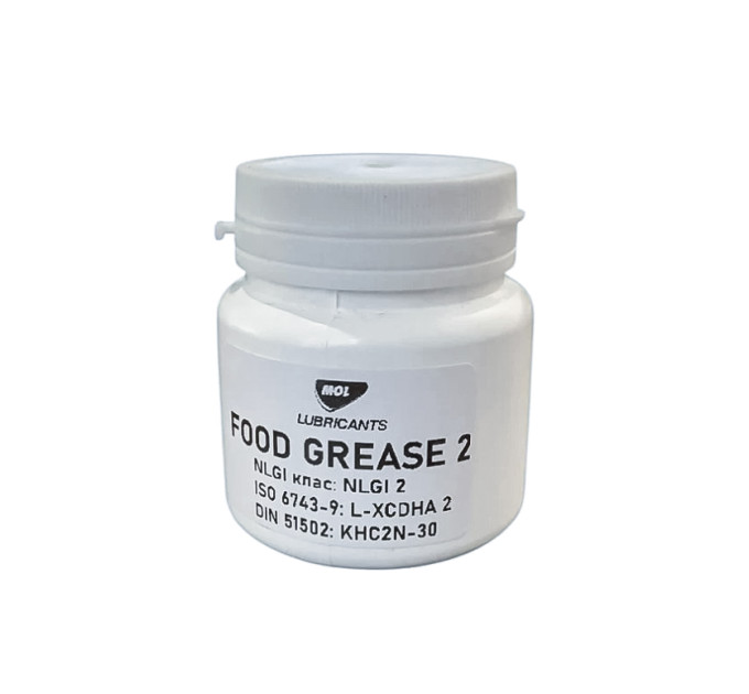 Харчове мастило для редукторів та шестерень м'ясорубок MOL FOOD GREASE 2, 50 мл