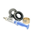 Комплект подшипников SKF 202 + 203, сальник 22*40*8.5/11.5 и ремонтная втулка 17*22*14 для стиральной машины Ariston / Indesit / Hotpoint