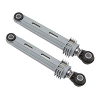 Амортизаторы для стиральной машины Zanussi, 120N (отв. 11 мм, L=170 мм), квадратные ребра, серый (Италия) - 132255301