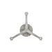 Крестовина для стиральной машины Indesit (с узлом) - C00104501 / 4471103 + 4761.103 / cod. 126 / 168ID05