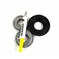 Подшипники стиральной машины Bosch SKF 204, SKF 205 и сальник 30*52/62*9,5/16