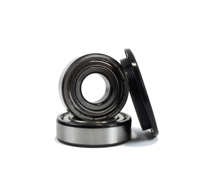 Комплект подшипников SKF 6205 и 6206 с сальником 35×62×8,5/10,5 для стиральной машины Indesit / Ariston / Hotpoint