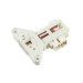 Замок дверей для стиральной машины Ardo, Whirlpool (Metalflex ZV-446 H1 / H2 / H3) - 530001501 / 651016770