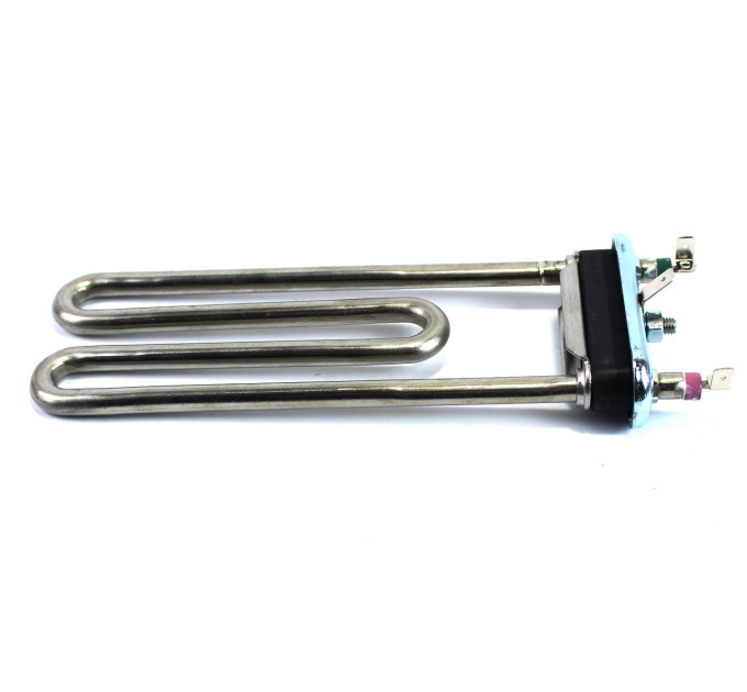 ТЭН 1800 W L=190 мм для стиральной машины Ariston-Indesit, Gorenje, с отверстием, без бортика, с пред.