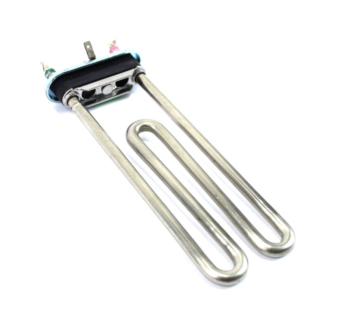 ТЭН 1800 W L=190 мм для стиральной машины Ariston-Indesit, Gorenje, с отверстием, без бортика, с пред.