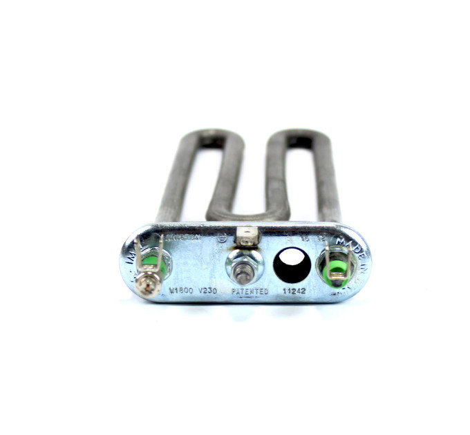 ТЭН 1800 W L=170 мм для стиральной машины Ariston-Indesit подогнутый с отв. и предохр. - 081837/087188 /