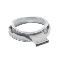 Манжета люка для пральної машини Samsung, з отвором - DC64-03235A (Корея)