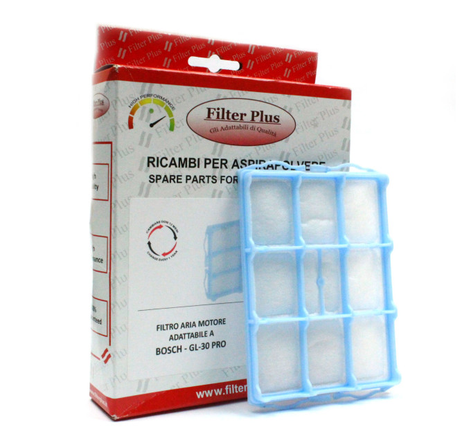 Фільтр двигуна пилососа Bosch GL-30 PRO (Filter Plus cod. HP29 - Італія) - 00618907