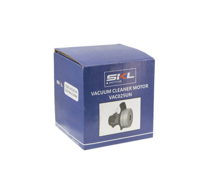 Двигатель для моющего пылесоса SKL VAC025UN, 1200W, двухстадийный, с патрубком