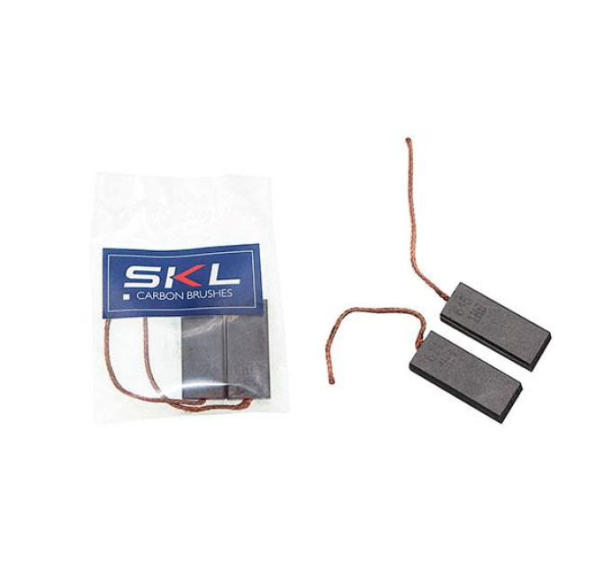 Щетки SKL для двигателя стиральной машины графитовые 5x13,5x33 мм, двуслойные (