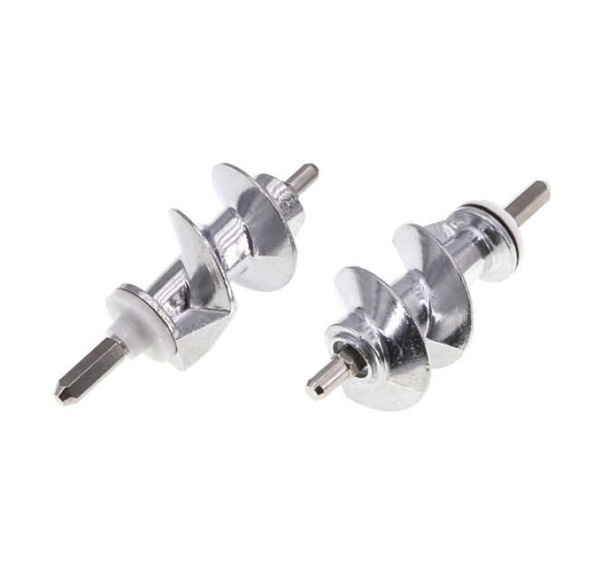 Корпус мясорубки (тубус) + шнек + гайка для кухонного комбайна Moulinex MS-0A13272 / MS-650865