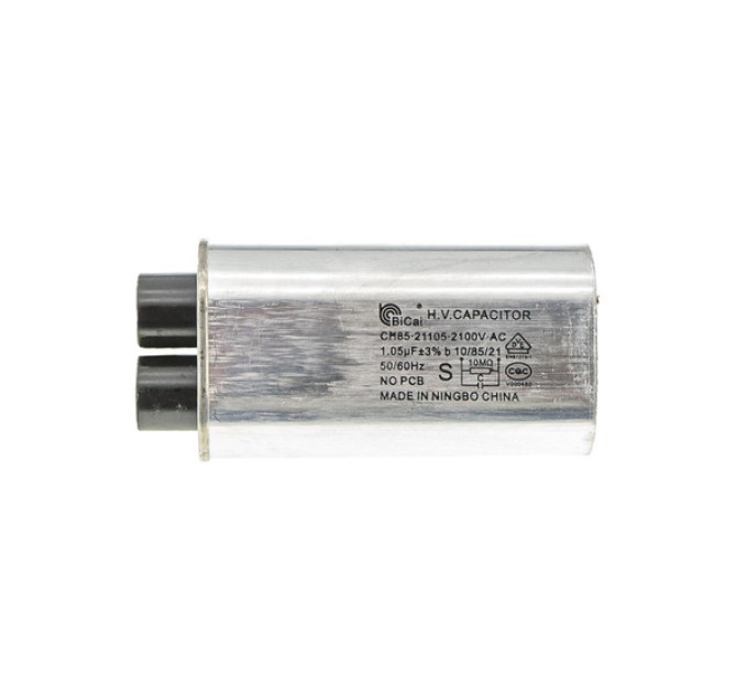 Конденсатор BiCai CH85-21105, 1.05 мкФ 2100V (клеммы 3+3) для микроволновой печи Samsung