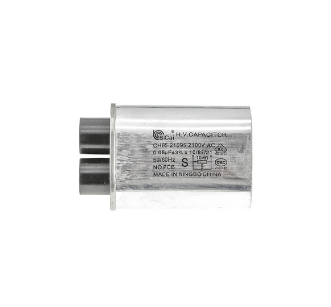 Конденсатор BiCai CH85-21095, 0.95 мкФ 2100V (клеми 3+3) для мікрохвильової печі