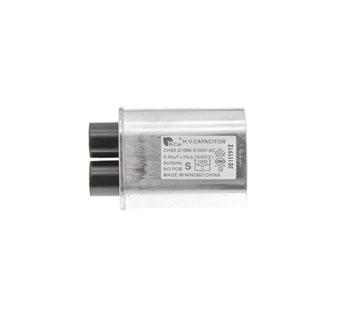 Конденсатор BiCai CH85-21090, 0.90 мкФ 2100 V (клемми 2+2) для мікрохвильової печі