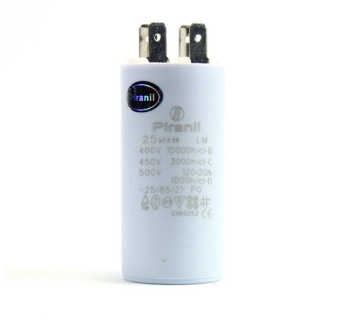 Конденсатор CBB60 3 мкФ 450 V, з клемами