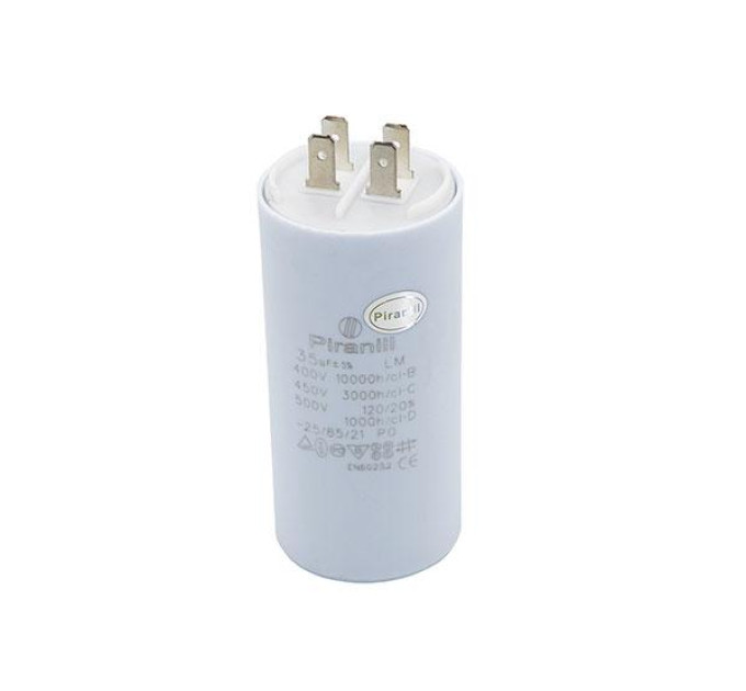 Конденсатор CBB60 35 мкФ 450 V, з клемами