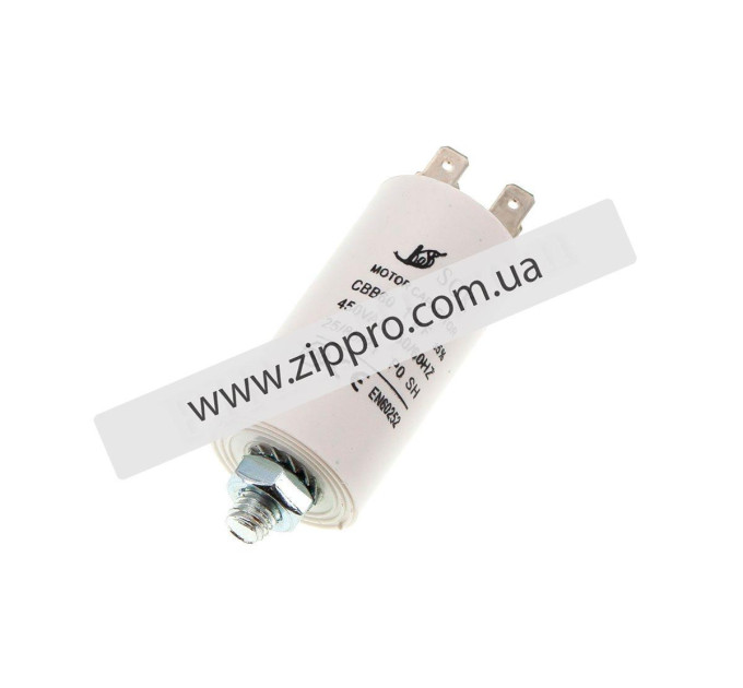 Конденсатор CBB60 1 мкФ 450V, з гайкою (SOK)