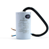 Конденсатор CBB60 10 мкФ 450 V, с проводами