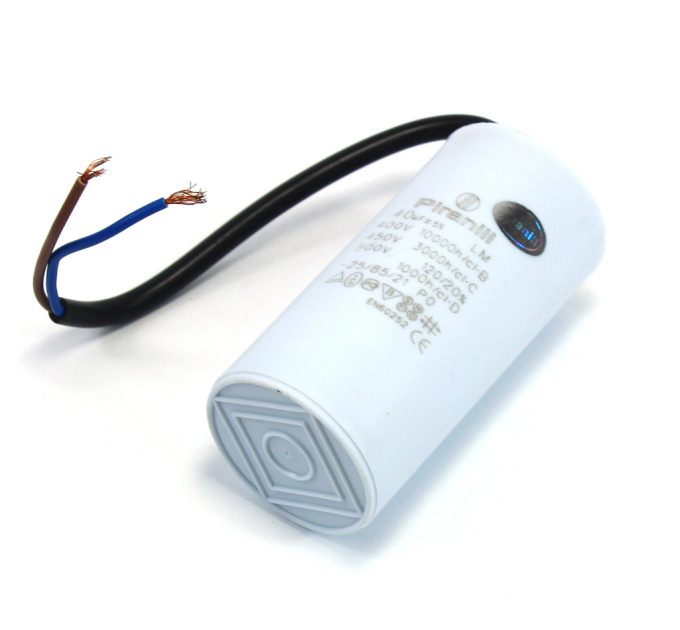 Конденсатор CBB60 40 мкФ 450V, с проводом