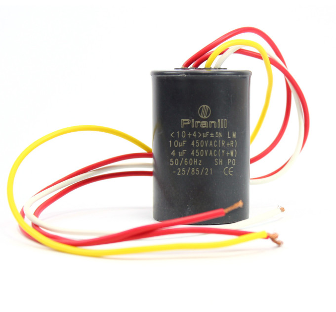 Конденсатор CBB60 10+4 мкФ, 450 V подвійний