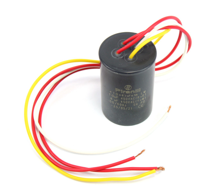Конденсатор CBB60 10+4 мкФ, 450 V подвійний