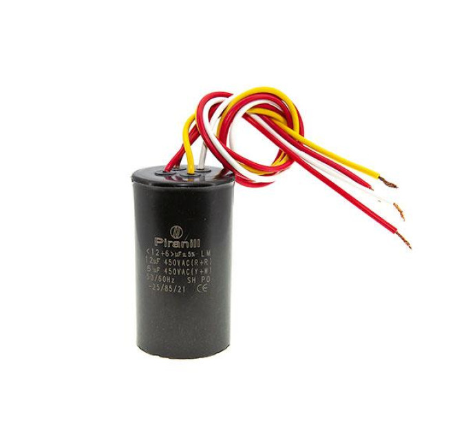 Конденсатор CBB60 12+6 мкФ, 450V подвійний