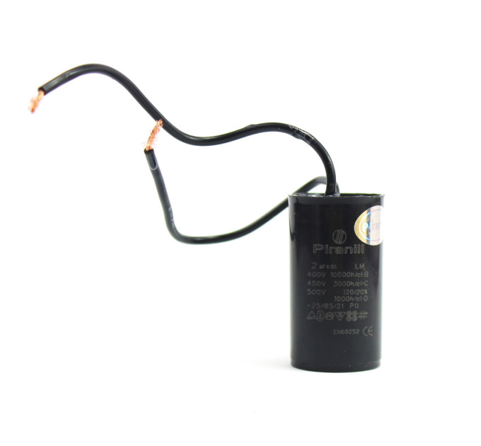 Конденсатор CBB60 2 мкФ 450 V, малый