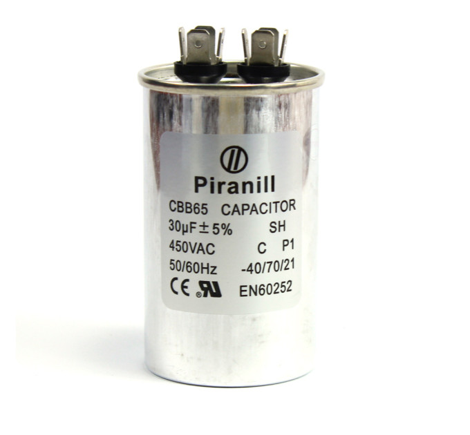 Конденсатор CBB65 30 мкФ 450 V, металлический