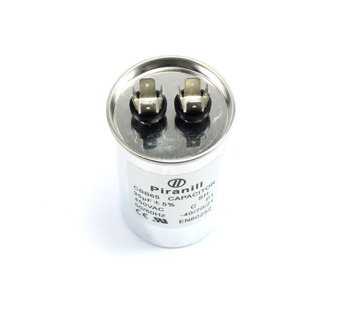 Конденсатор CBB65 35 мкФ 450 V, металлический