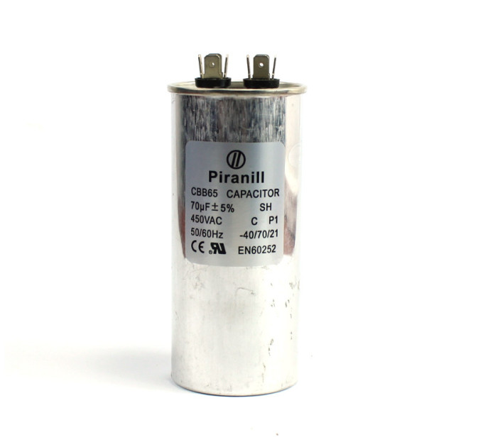Конденсатор CBB65 70 мкФ 450 V, металевий