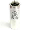 Конденсатор для кондиционера CBB65 45+6 мкф 450 V, металлический, двойной