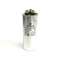 Конденсатор для кондиционера CBB65 50+6 мкф 450 V, металлический, двойной