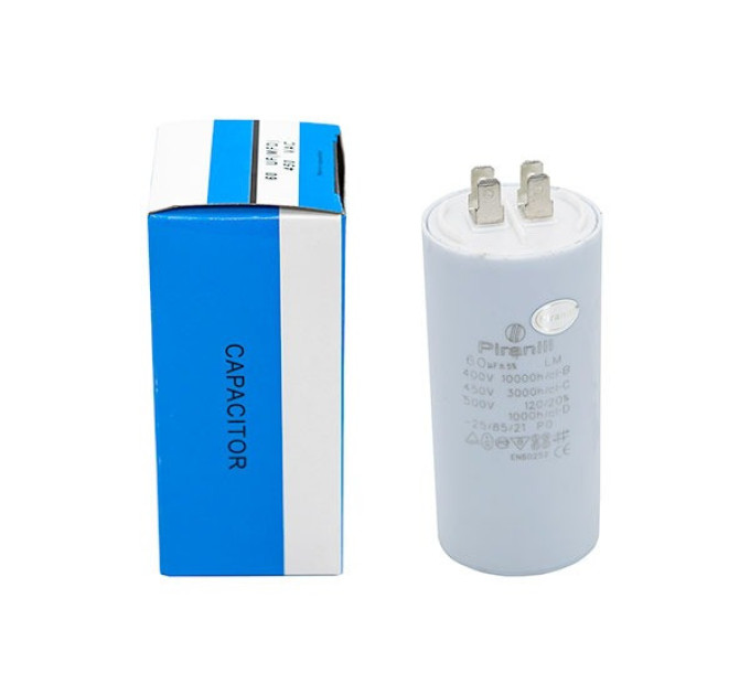 Конденсатор CBB60 60 мкФ 450 V, з клемами