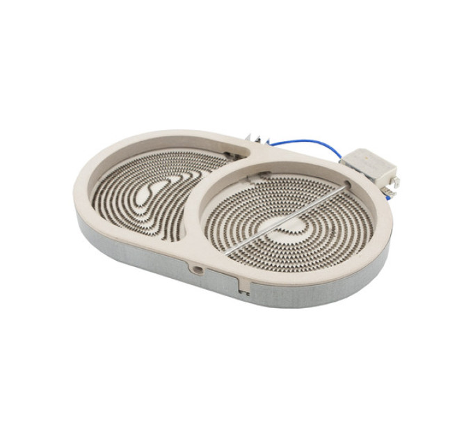 Конфорка двойная для стеклокерамической плиты Whirlpool, 1000 W / 1800 W