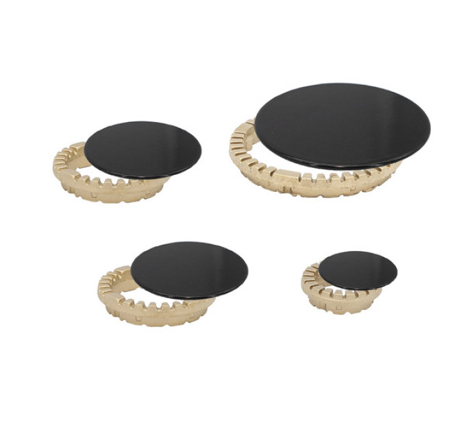 Комплект рассекателей + крышки для газовой плиты Ariston (4 шт) - C00053055