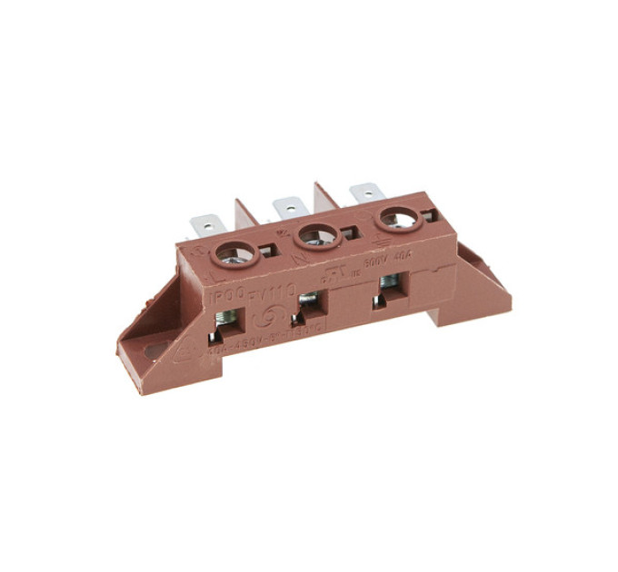 Колодка клеммная 3-полюсная (FV110, 40A, 450V) универсальная (аналог DIHR 500550, GAV 550278, LF 3247016) - SK
