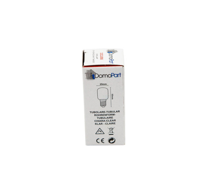 Лампа для духовки DomoPart 33CU506 (E14, 25W, 240V, 300*)