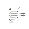 ТЭН для духовки AEG, Electrolux, Voss, 1900W+1000W, верхний (Backer COK109ZN) - 3302442045
