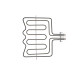 ТЭН для духовки AEG, Electrolux, Voss, 1900W+1000W, верхний (Backer COK109ZN) - 3302442045