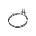ТЭН конвекции для духовки Ariston, Whirlpool, 2000W (196 мм), длинный контакт - C00084399 / 482000027619