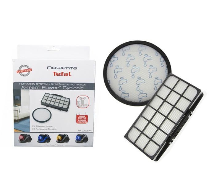 Набір фільтрів для пилососа Rowenta X-Trem Power Cyclonic - ZR006001 (оригінал)