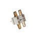 Кнопка для посудомоечной машины Ariston, Indesit (4 контакта) - C00142650