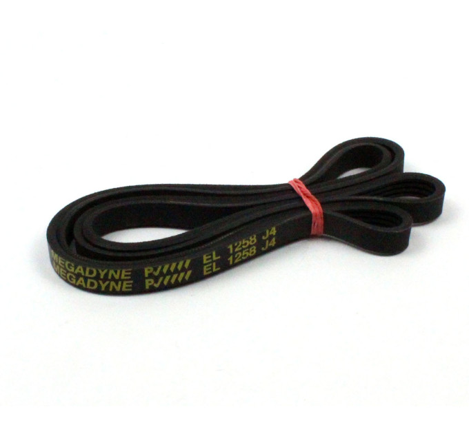 Ремень для стиральной машины 1258 J4 EL black (Megadyne)