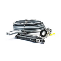 Крестовина + подшипники + сальник + манжета + винты + амортизаторы ANSA + хомут для стир. машины LG