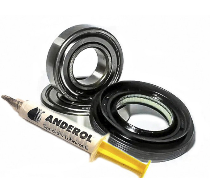 Крестовина MHW34308901 + сальник + подшипники + амортизаторы AKS + фиксаторы + винты для стир. машины LG